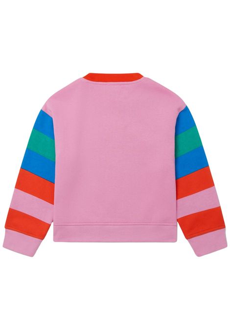 Felpa bambina rosa in cotone STELLA MC CARTNEY | TT4A20/DEBROSA