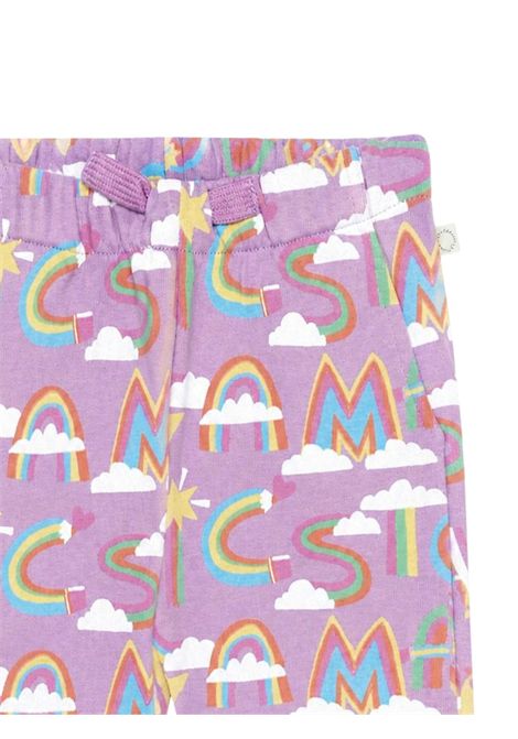 Pink cotton baby trousers STELLA MC CARTNEY | TT6080/DEBROSA