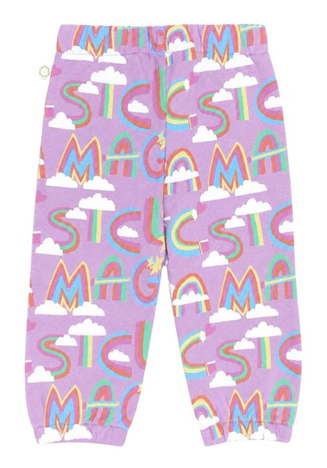 Pink cotton baby trousers STELLA MC CARTNEY | TT6080/DEBROSA