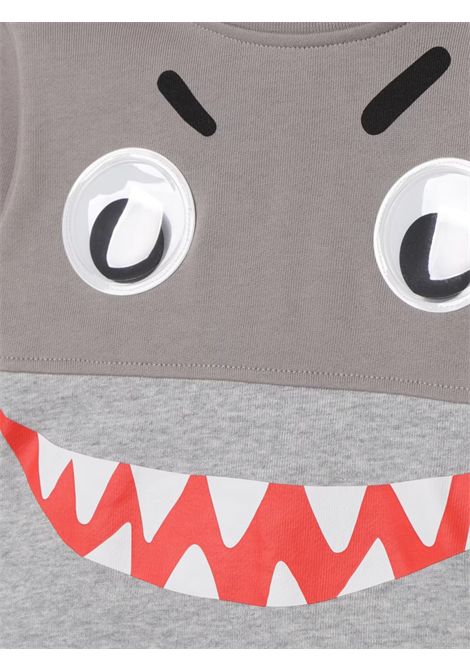 Felpa bambino grigia in cotone STELLA MC CARTNEY | TU4P80/DEBGRIGIO
