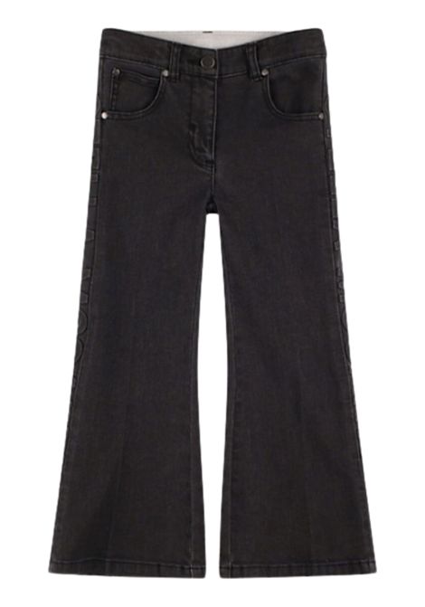 Jeans bambina grigio in cotone STELLA MC CARTNEY | TV6D40/ANGRIGIO