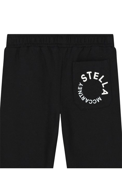 Black cotton trousers for children STELLA MC CARTNEY | TV6P30/CENERO