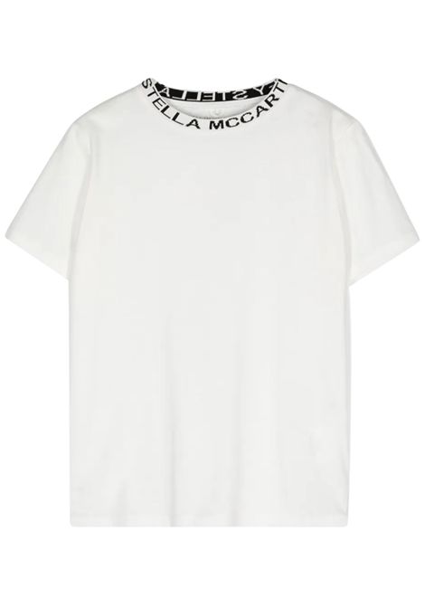 White unisex cotton T-shirt STELLA MC CARTNEY | TV8P71/ANBIANCO