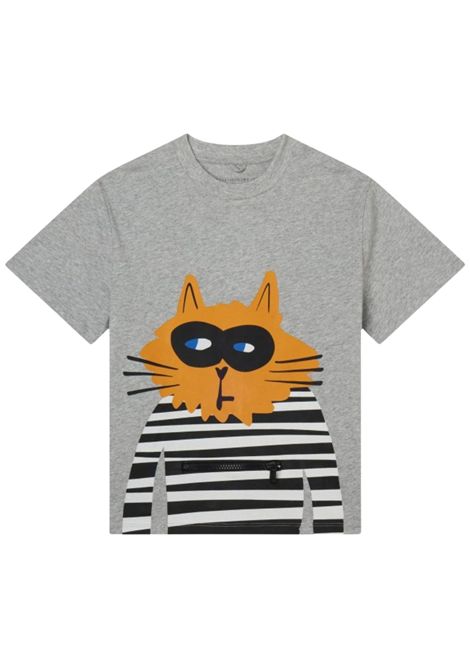Children's grey cotton T-shirt STELLA MC CARTNEY | TW8S01/DEBGRIGIO