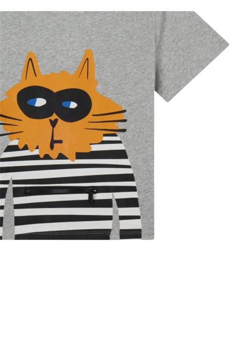 Children's grey cotton T-shirt STELLA MC CARTNEY | TW8S01/DEBGRIGIO