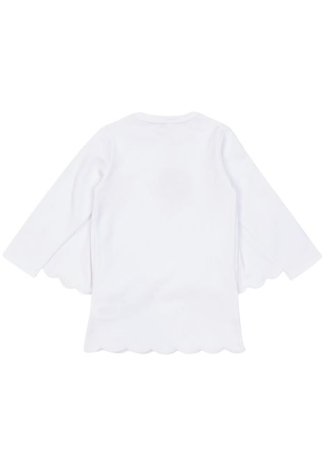 Abito bambina bianco in cotone STELLA MC CARTNEY | TX1D50/CEBIANCO