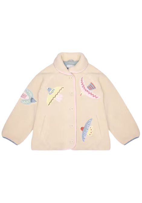 Cream jacket for girls STELLA MC CARTNEY | TX2A57/DEBPANNA