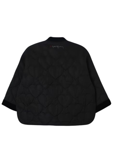 Black double-fabric jacket for girls STELLA MC CARTNEY | TX2B97/DEBNERO