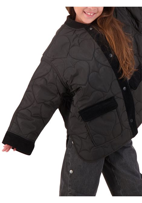 Black double-fabric jacket for girls STELLA MC CARTNEY | TX2B97/DEBNERO
