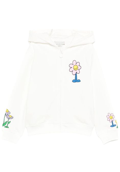 Felpa bambina panna in cotone STELLA MC CARTNEY | TX4A40/ANPANNA