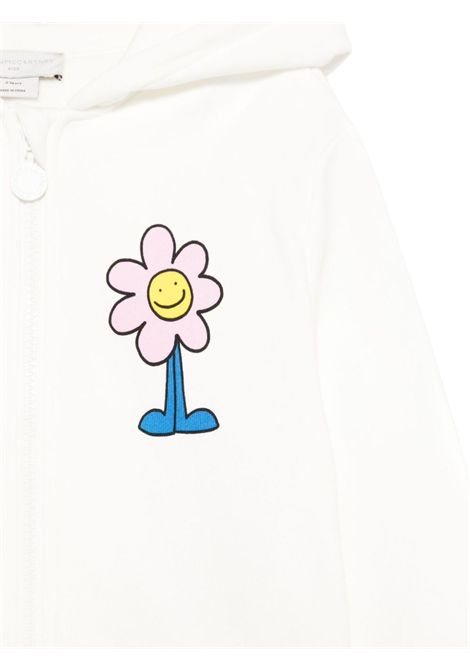Felpa bambina panna in cotone STELLA MC CARTNEY | TX4A40/ANPANNA