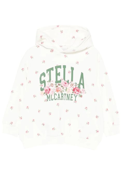Cream cotton sweatshirt for girls STELLA MC CARTNEY | TX4C60/ANPANNA