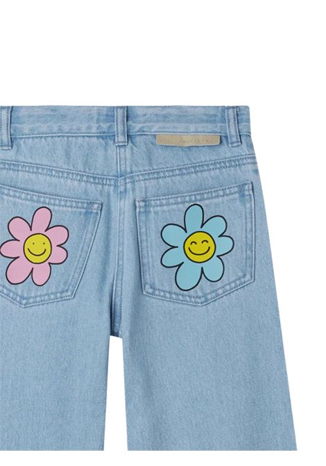 Jeans bambina azzurro in cotone STELLA MC CARTNEY | TX6A00/ANDENIM