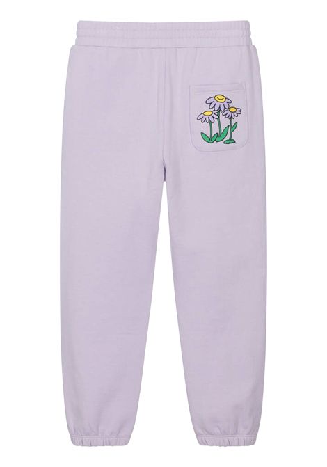 Girls' lilac cotton trousers STELLA MC CARTNEY | TX6A80/DEBLILLA