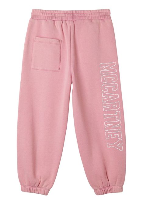 Pink cotton trousers for girls STELLA MC CARTNEY | TX6C50/CEROSA