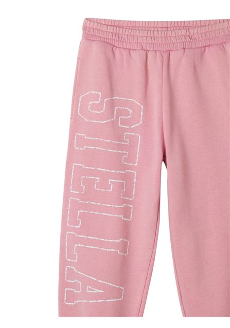 Pink cotton trousers for girls STELLA MC CARTNEY | TX6C50/CEROSA