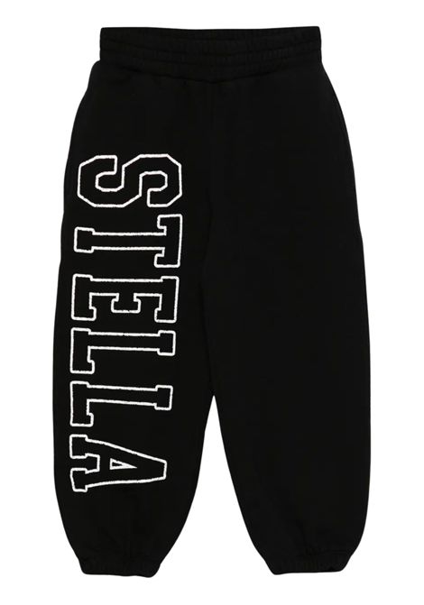 Pantalone bambina nero in cotone STELLA MC CARTNEY | TX6C50/DEBNERO