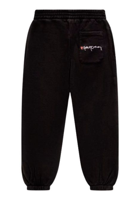 Black cotton trousers for girls STELLA MC CARTNEY | TX6D00/CENERO