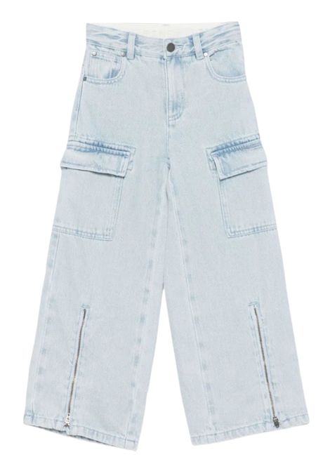 Jeans bambina azzurro in cotone STELLA MC CARTNEY | TX6D30/ANDENIM