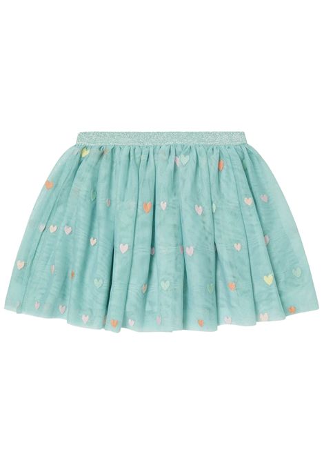 Gonna bambina verde acqua in tulle STELLA MC CARTNEY | TX7A51/CEVERDE