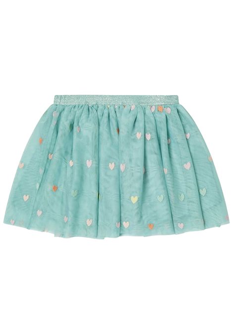 Gonna bambina verde acqua in tulle STELLA MC CARTNEY | TX7A51/CEVERDE