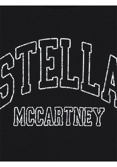 Unisex black cotton T-shirt STELLA MC CARTNEY | TX8C31/ANNERO