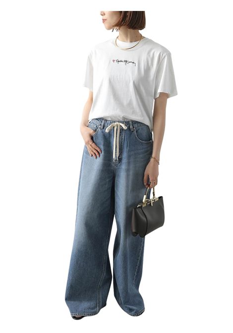 T-shirt bambina bianca in cotone STELLA MC CARTNEY | TX8C51/ANBIANCO