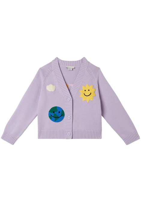 Cardigan bambina in cotone e lana STELLA MC CARTNEY | TX9A10/ANLILLA