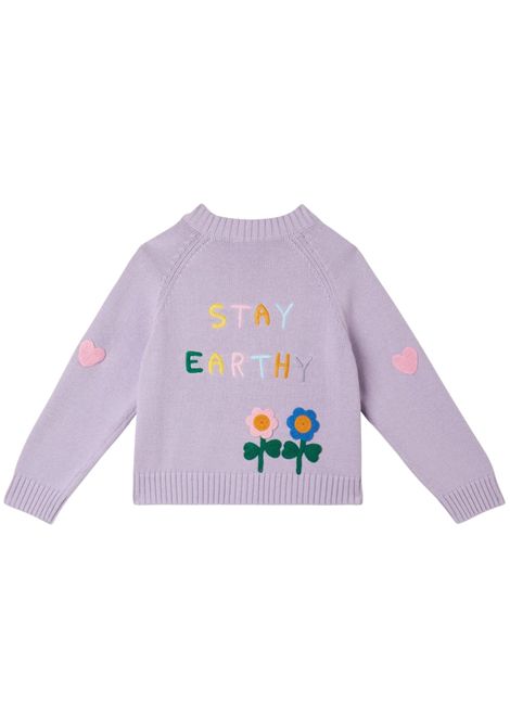 Cardigan bambina in cotone e lana STELLA MC CARTNEY | TX9A10/ANLILLA