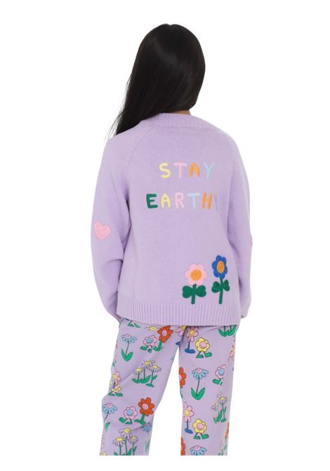Cardigan bambina in cotone e lana STELLA MC CARTNEY | TX9A10/ANLILLA