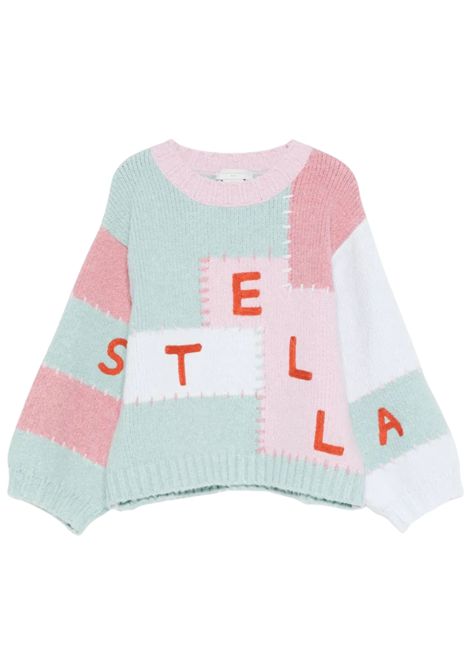 Multicolored sweater for girls STELLA MC CARTNEY | TX9A40/DEBMULTICOLOR