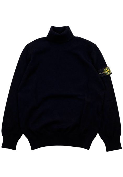 Black wool sweater for children Stone Island | 1651000017S/MANERO
