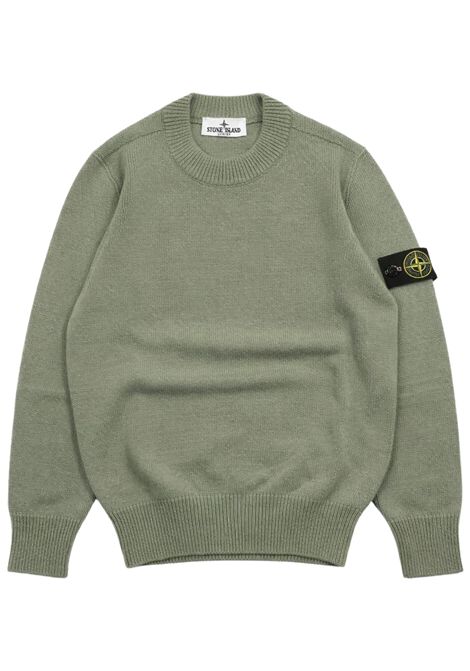 Children's wool and cashmere sweater Stone Island | 165100002S/SUVERDE