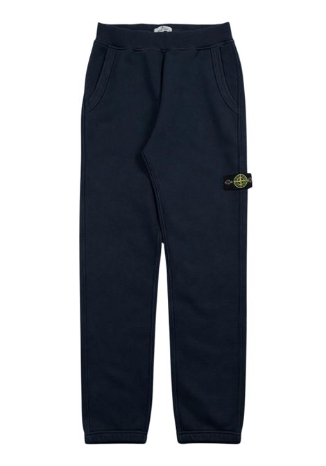 Pantalone bambino blu in cotone Stone Island | 166200006S/SUBLU