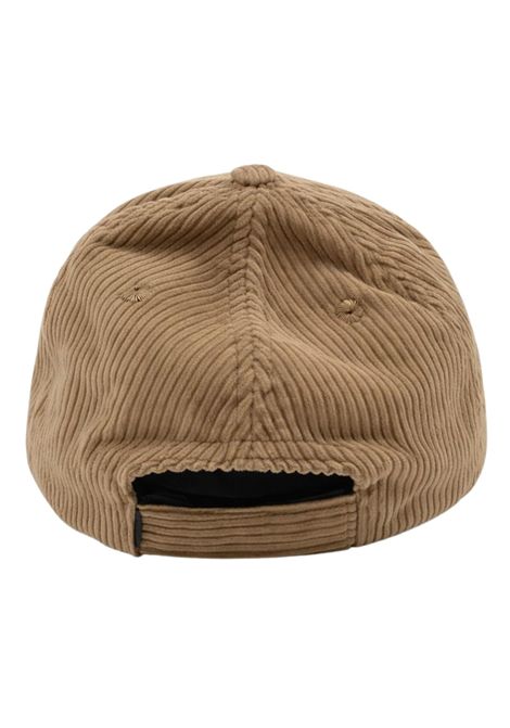 Cappello bambino beige in velluto Stone Island | 1691000003/MABEIGE