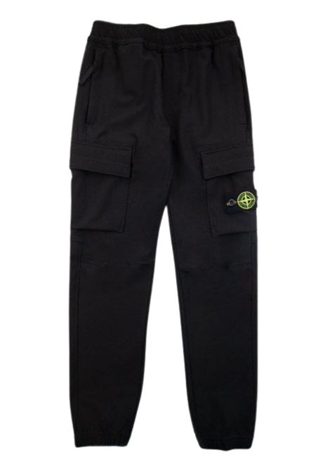 Pantalone bambino nero Stone Island | 771630612/SUNERO