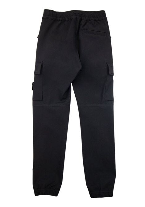 Pantalone bambino nero Stone Island | 771630612/SUNERO