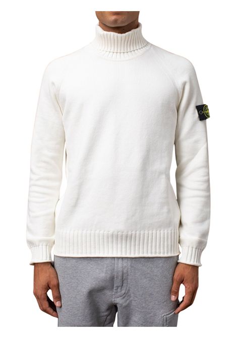 Cream cotton sweater for children Stone Island | 7716504/DEBPANNA
