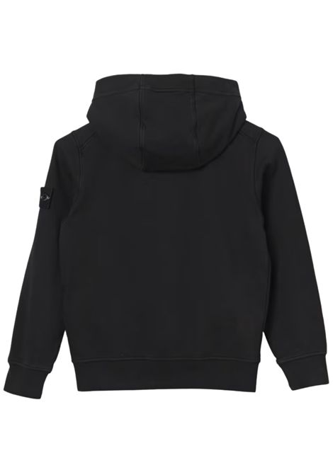 Black cotton sweatshirt for children Stone Island | 771660740/SUNERO