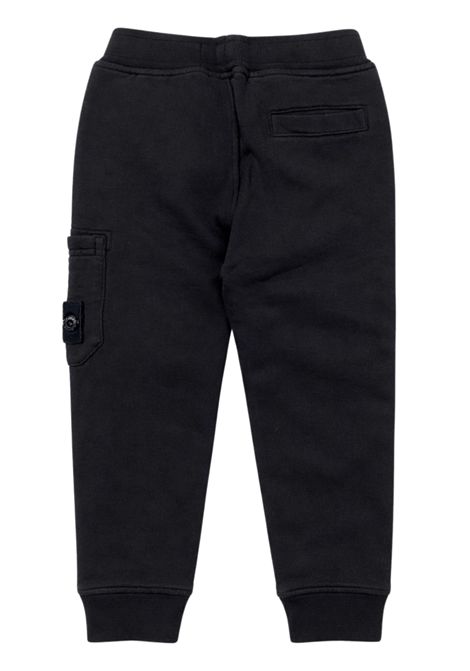 Pantalone neonato nero in cotone Stone Island | 771661540/SUNERO