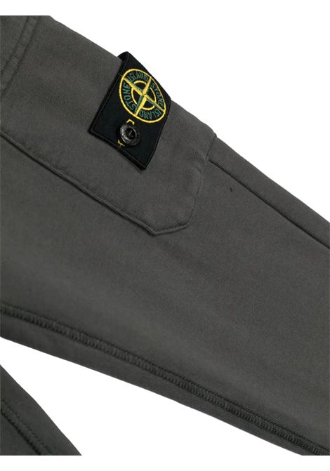 Pantalone bambino grigio in cotone Stone Island | 785668956/DEBGRIGIO
