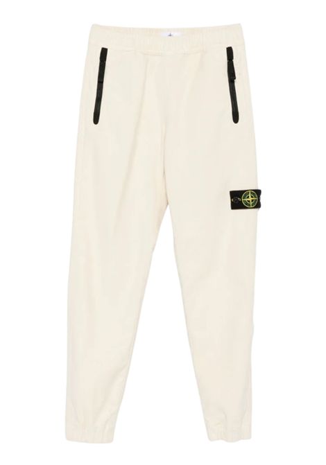 Pantalone bambino panna in cotone Stone Island | K2S163100006/ANPANNA