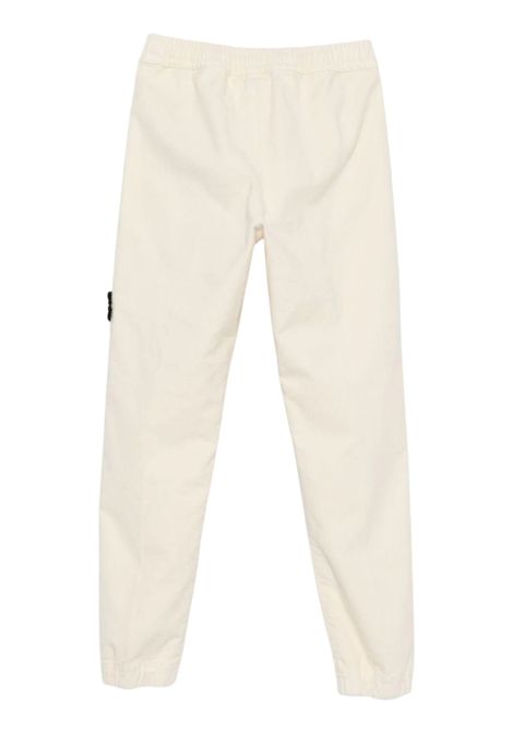 Pantalone bambino panna in cotone Stone Island | K2S163100006/ANPANNA