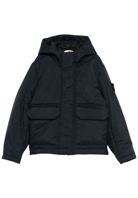 Giubbino bambino blu imbottito Stone Island | K2S164100013/ANBLU