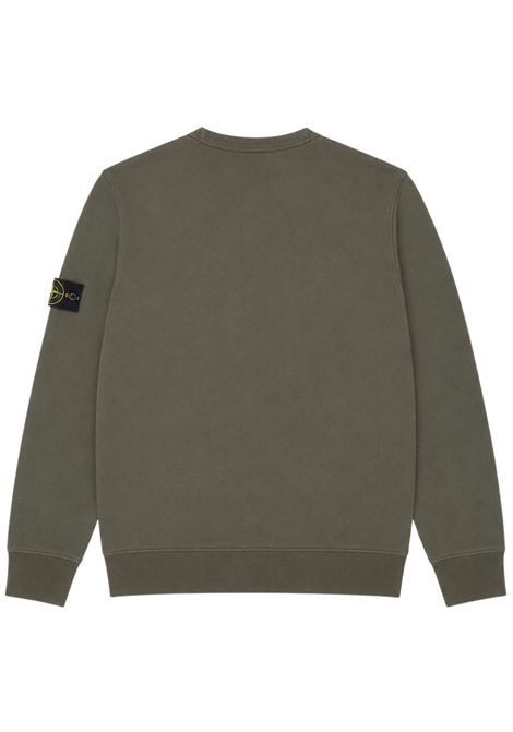 Green cotton children's sweatshirt Stone Island | K2S166100019/ANVERDE