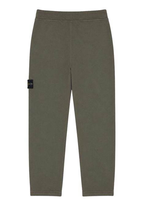 Pantalone bambino verde in cotone Stone Island | K2S166200006/ANVERDE