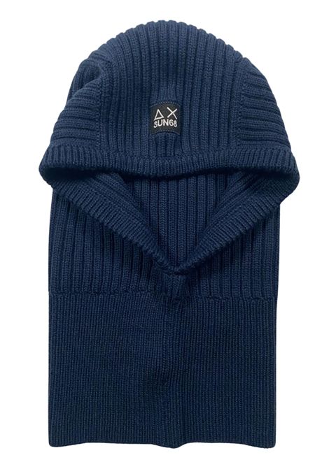 Cappello bambino blu in lana SUN68 | C45308/SUBLU