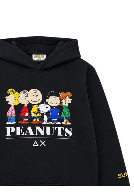 Felpa bambino nera in cotone SUN68 | F45321/SUNERO