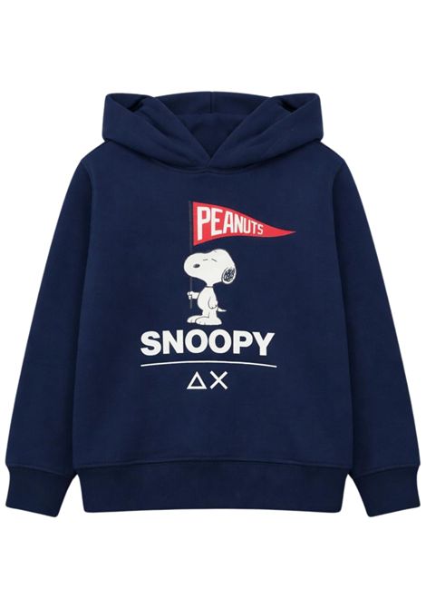 Felpa bambino blu in cotone SUN68 | F4532107/SUBLU