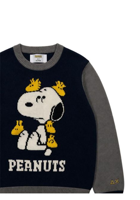 Maglione bambino blu in lana SUN68 | K/45363/SUBLU